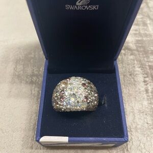 Swarovski Multicolor Crystal Ring Size 55